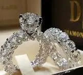 imitation diamond ring for women